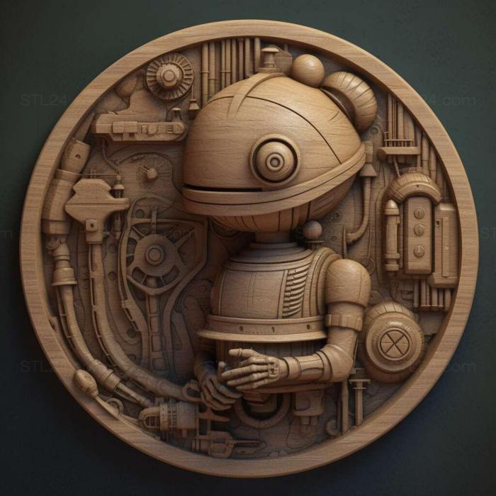 Games (Machinarium 4, GAMES_5000) 3D models for cnc